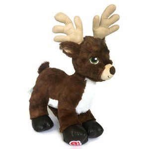 Build A Bear Dasher Santa's Christmas Reindeer Stuffed Animal 18" Leather Hooves